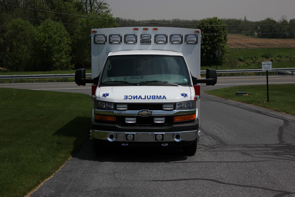 new ambulance sales in PA - 2014 Braun Chief XL Type III - front