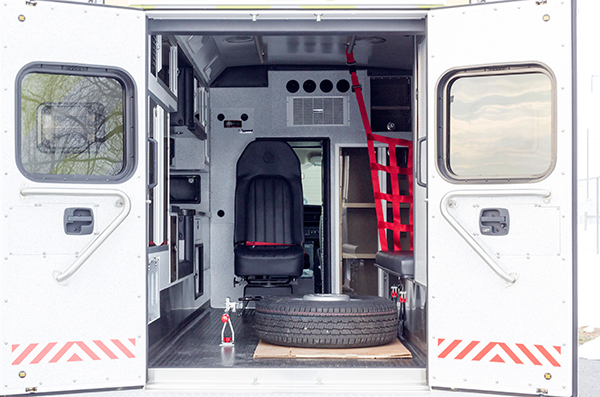 Lake Meade F&R - Braun Chief XL Type III Ambulance - Rear Inside