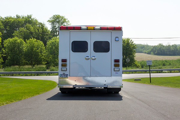 2016 Type I ambulance remount - Braun ambulance - rear