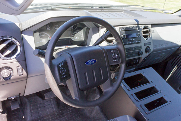 2016 Firematic BRAT Rally 1000 - brush truck - cab interior