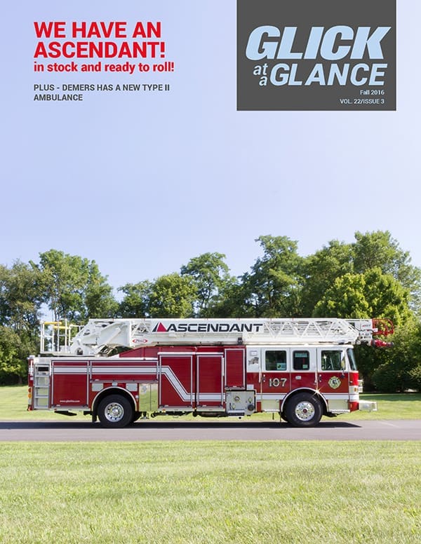 Glick at a Glance fall 2016 newsletter - cover