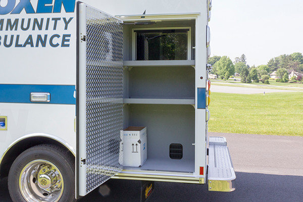 2016 Braun Express Plus - Type I ambulance - module rear driver compartment