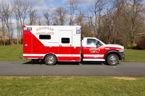 2016 Braun Liberty Type I - new ambulance sales in PA - passenger side