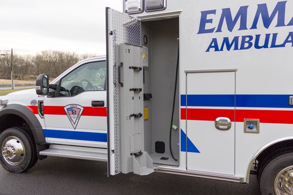 new Braun type 1 ambulance sales in Pennsylvania - EZ-o2 lift