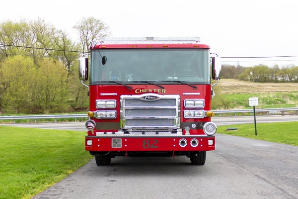 2017 Pierce Enforcer pumper - new fire engine - front