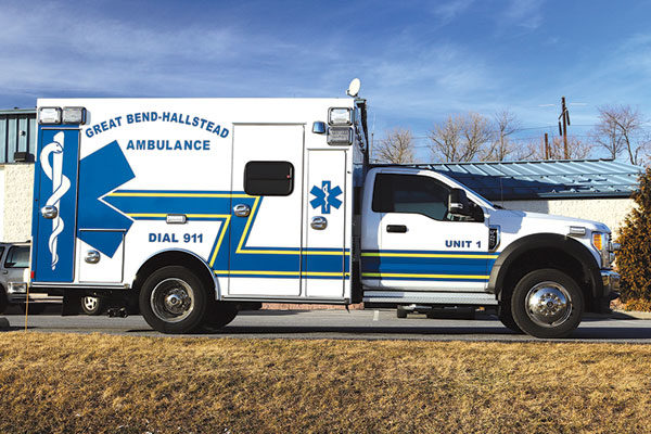 GREAT BEND HALLSTEAD AMBULANCE - Braun Express Type I Ambulance