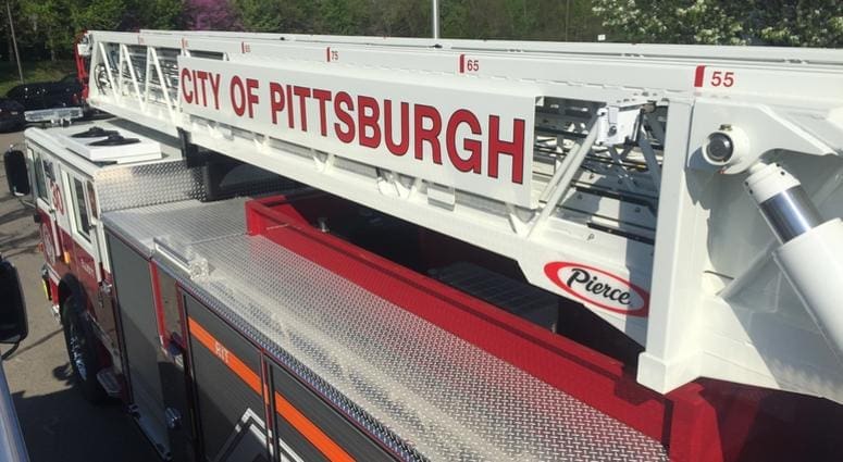Pittsburgh New Pierce Fire Trucks