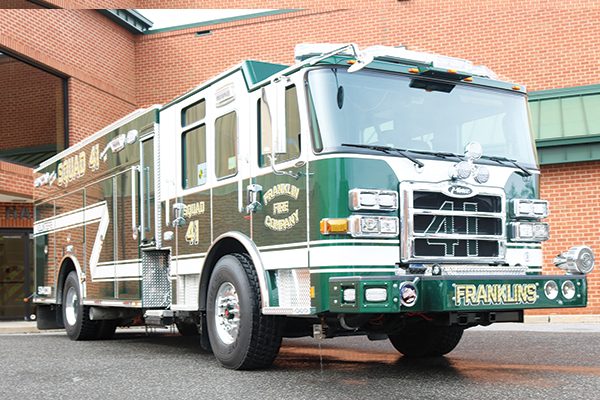 FRANKLIN FIRE COMPANY No 4 - Pierce Rescue Pumper