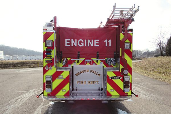 BEAVER FALLS FIRE COMPANY Pierce Arrow XT Pumper