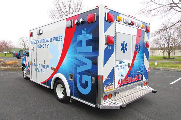 GRAND VIEW HOSPITAL Demers MX-164 Type III ambulance