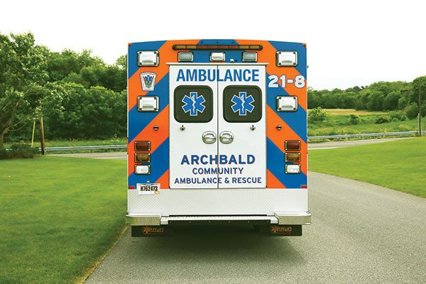 ARCHBALD COMMUNITY AMBULANCE Braun Express Plus Ambulance