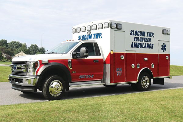 SLOCUM FIRE DEPARTMENT & EMS Braun Express Plus Type 1 ambulance