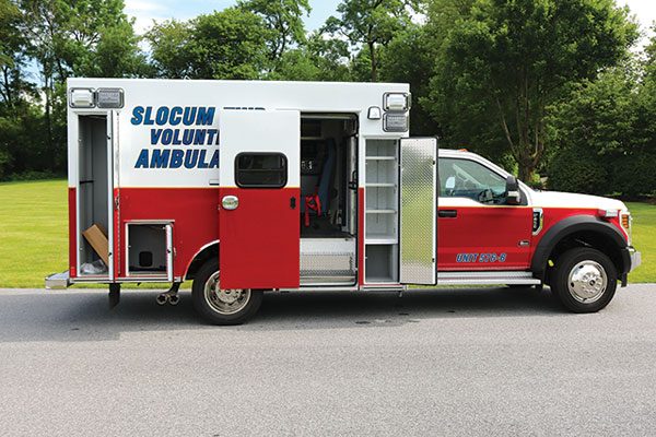 SLOCUM FIRE DEPARTMENT & EMS Braun Express Plus Type 1 ambulance
