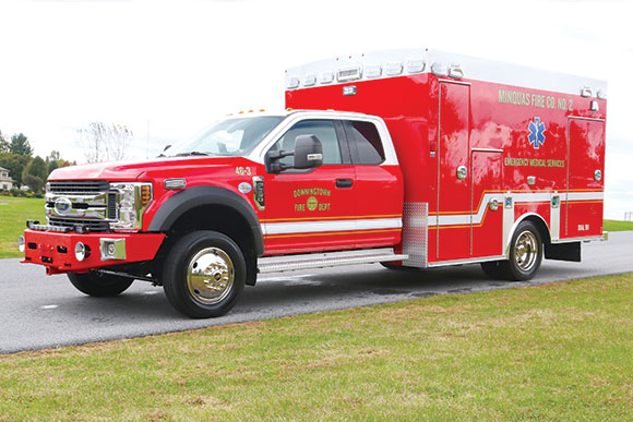 MINQUAS FIRE COMPANY Braun Liberty Type I Ambulance