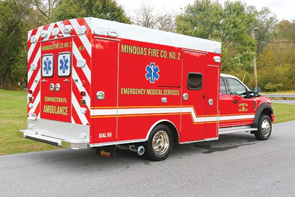 MINQUAS FIRE COMPANY Braun Liberty Type I Ambulance