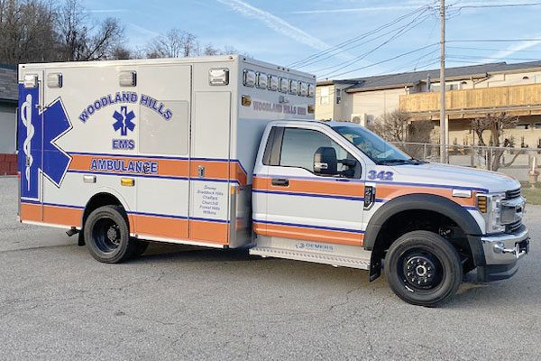WOODLAND HILLS EMS Demers MXP150 Type 1 Ambulance