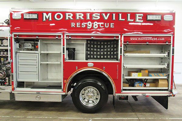 MORRISVILLE FIRE COMPANY Pierce Arrow XT Heavy-Duty Rescue Pumper