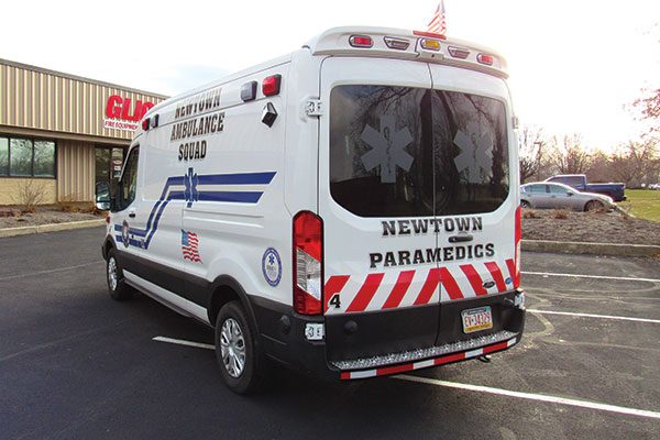 NEWTOWN AMBULANCE SQUAD Demers Transit EXE Type II Ambulance