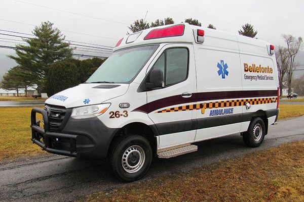 BELLEFONTE EMERGENCY MEDICAL SERVICE Demers EXE Type II ambulance
