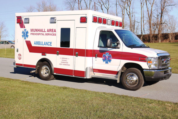 MUNHALL AREA PREHOSPITAL SERVICES Crestline CCL150 Type III Ambulance
