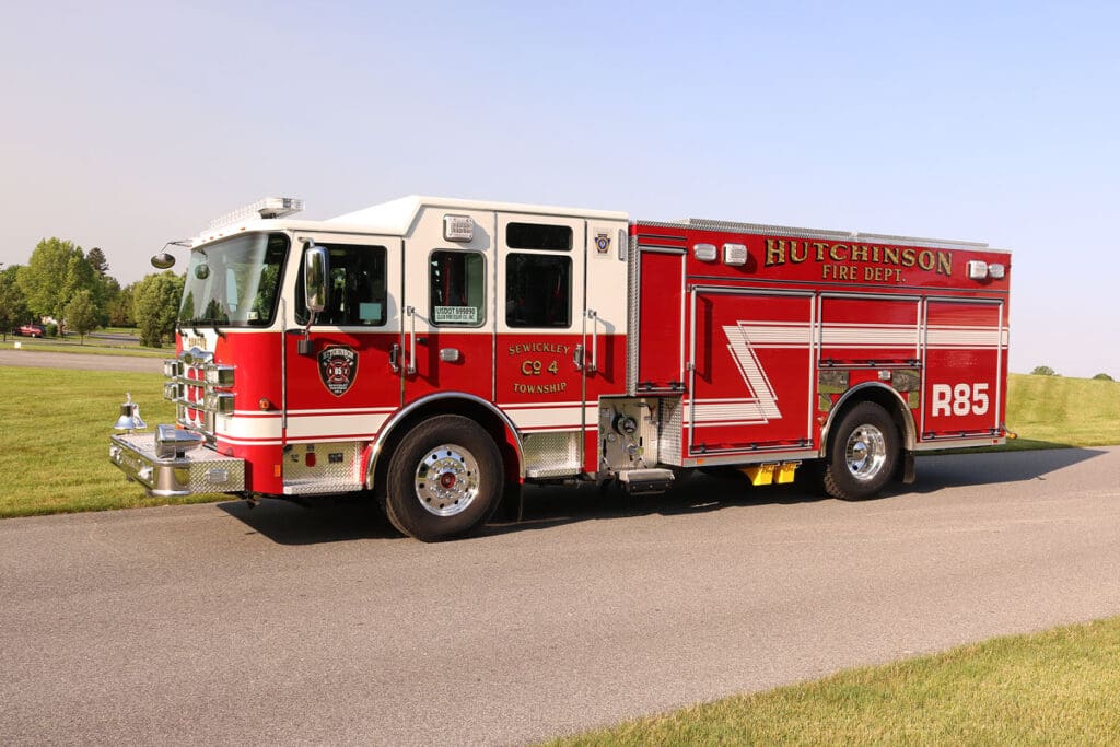 Engine 85 Rescue85 SEWICKLEY TOWNSHIP VFC Pierce Enforcer Rescue Pumper | GLICK Fire ...