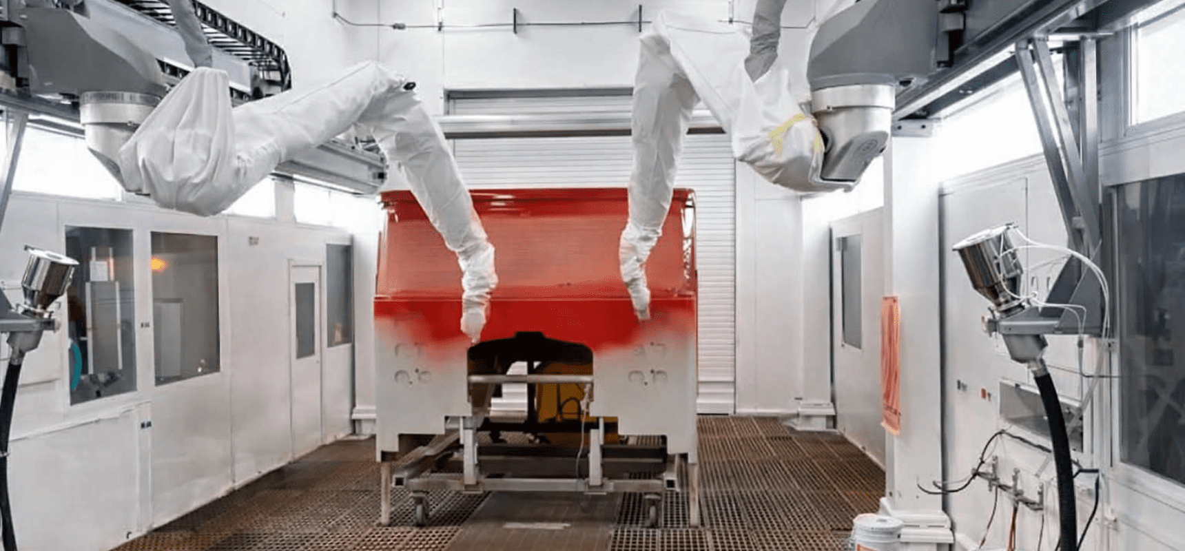 Pierce Manufacturing precision-based seven-step fire truck painting process